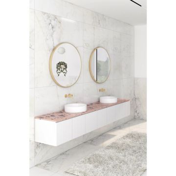 Oglinda rotunda Dubiel Vitrum Nico Kolo Gold 70 70x70 cm