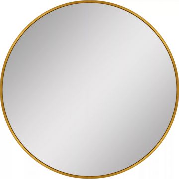Oglinda rotunda Dubiel Vitrum Nico Kolo Gold 80 80x80 cm