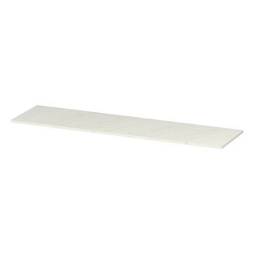 Blat pentru lavoar alb din PAL finisaj marmura Cersanit Larga 180 cm