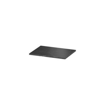 Blat pentru lavoar negru din PAL finisaj marmura Cersanit Larga 60 cm