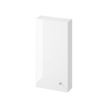 Dulap baie suspendat cu usa alb Cersani Larga 40 cm