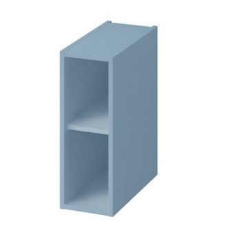Dulap baie suspendat fara usa albastru Cersanit Larga 20 cm