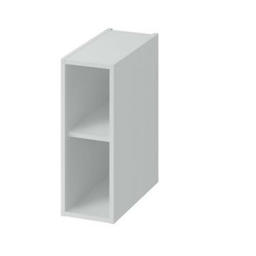 Dulap baie suspendat fara usa gri Cersanit Larga 20 cm