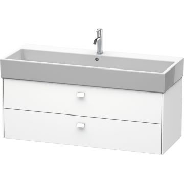 Dulap baza suspendat Duravit Brioso 1184x442mm cu doua sertare alb mat