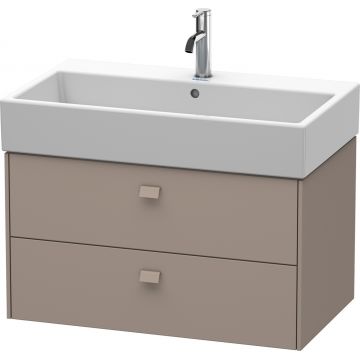 Dulap baza suspendat Duravit Brioso 784x442mm cu doua sertare bazalt mat