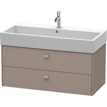 Dulap baza suspendat Duravit Brioso 984x442mm cu doua sertare bazalt mat