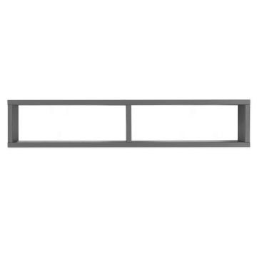 Dulap de baie fara usa Athena, 15x15x80 cm, lemn laminat, gri Dulap de baie fara usa Athena, 15x15x80 cm, lemn laminat, gri