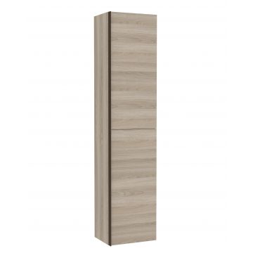 Dulap inalt suspendat Roca Inspira cu doua usi 175x40cm pin alb