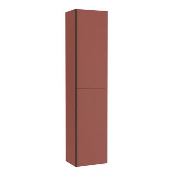 Dulap inalt suspendat Roca Inspira cu doua usi 175x40cm rosu terracota