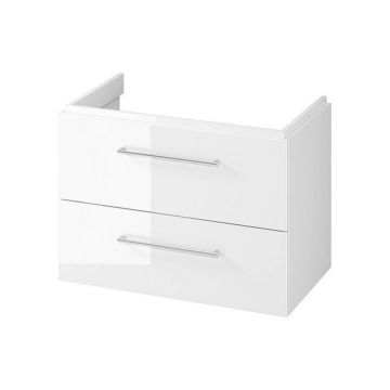 Dulap suspendat pentru lavoar Alb Cersanit Larga 80 cm