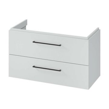 Dulap suspendat pentru lavoar Gri Cersanit Larga 100 cm