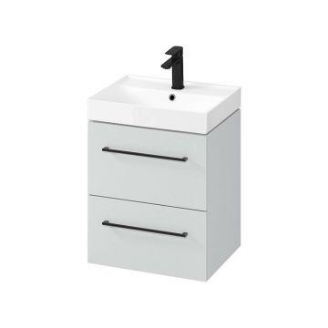 Dulap suspendat pentru lavoar Gri Cersanit Larga 50 cm