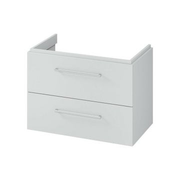 Dulap suspendat pentru lavoar Gri Cersanit Larga 80 cm