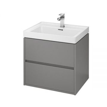 Mobilier suspendat Cersanit, Crea, 60 cm, gri
