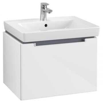 Mobilier suspendat Villeroy & Boch, Subway 2.0, pentru lavoare incastrabile, 58,7 x 45,4 cm, alb lucios