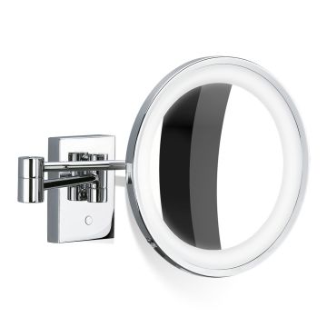 Oglinda cosmetica Decor Walther Cosmetic BS 40 5x 26cm iluminare LED montare pe perete conectare la retea crom