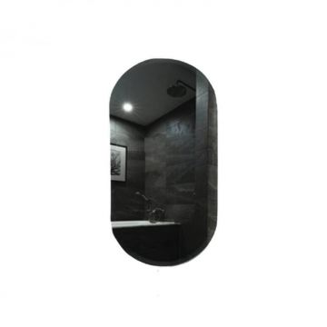 Oglinda ovala cu iluminare LED 3 culori si dezaburire, 50 cm, Fluminia Dali Ambient