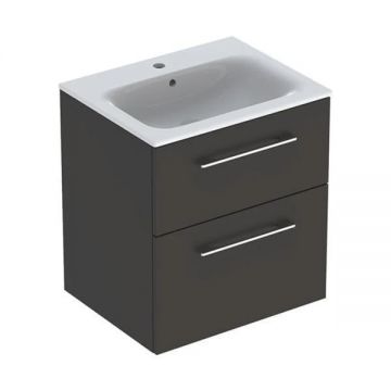 Set mobilier cu lavoar, Geberit, Selnova Square, lava, 60 cm