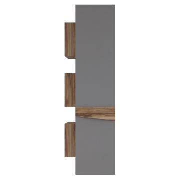 Dulap baie suspendat Lapse  gri mat  35x150 cm