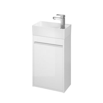 Mobilier suspendat, Cersanit, Crea, 40 cm, alb