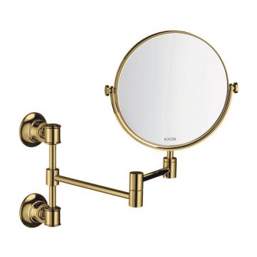 Oglindă cosmetică, Axor, Montreux, auriu lucios, 42090990