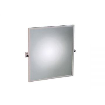 Oglinda de siguranta cu inclinare reglabila, Thermomat, 60,6 x 65,7 cm, alb