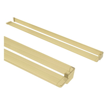 Raft cu cuier pentru dus Rea Evo Auriu Periat