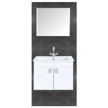 Set mobilier baie Vega  suspendat  3 piese  55 cm