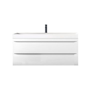 Set mobilier și lavoar suspendat, Kolpasan, Naomi, cu 2 sertare, 100 cm, alb