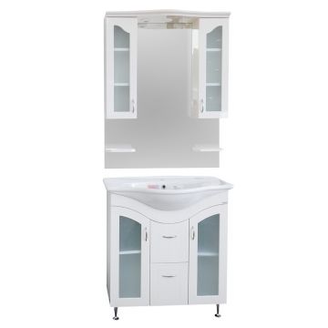 Set mobilier Palmiye Alb 3 piese 105 cm