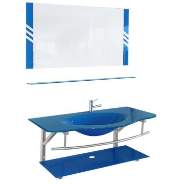 Set mobilier sticla RM-2099 Blue