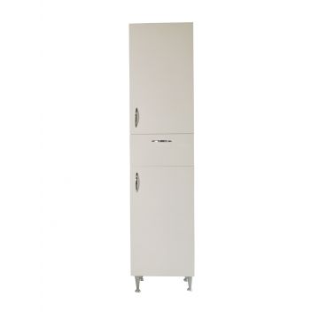 Dulap soldat baie Selena  alb  40x160 cm