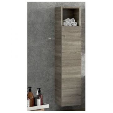 Coloana mobilier SPACE cu patru rafturi 25x27x130 cm Karag - Culoare soft grey 7502