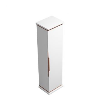 Dulap baie Hermes, 39x141x31cm, Alb