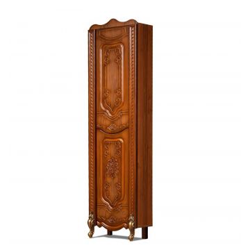 Dulap baie Venice, 50x202x34cm, Nuc
