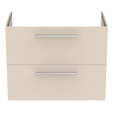 Dulap sub chiuvetă bej suspendat 80x63 cm i.Life A – Ideal Standard
