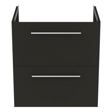 Dulap sub chiuvetă gri antracit suspendat 60x63 cm i.Life A – Ideal Standard