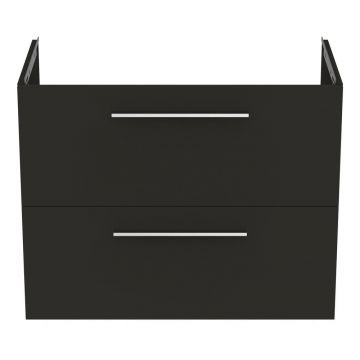Dulap sub chiuvetă gri antracit suspendat 80x63 cm i.Life A – Ideal Standard