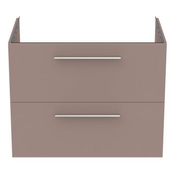 Dulap sub chiuvetă gri/bej suspendat 80x63 cm i.Life B – Ideal Standard