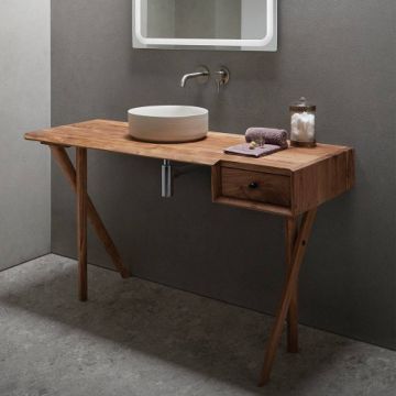 Mobilier lemn masiv Bathco Secreter, 135x55x80 cm - Dimensiune 135 cm