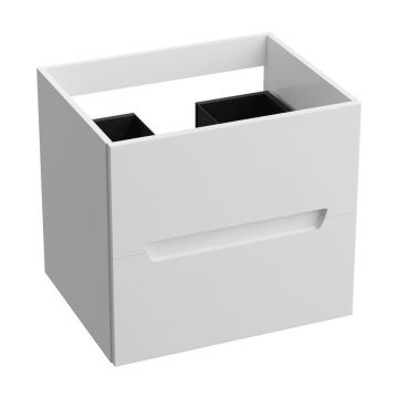 Mobilier suspendat de baie Kansas 60.5x48x54.2 cm Alb