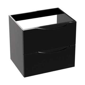 Mobilier suspendat de baie Kolorado 60.5x48x54.2 cm Negru Lucios