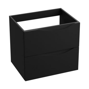 Mobilier suspendat de baie Kolorado 60.5x48x54.2 cm Negru Mat