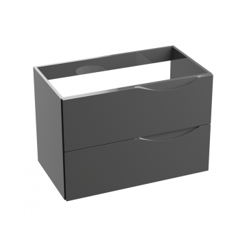 Mobilier suspendat de baie Kolorado 80.5x46x54.2 cm Grafit Lucios