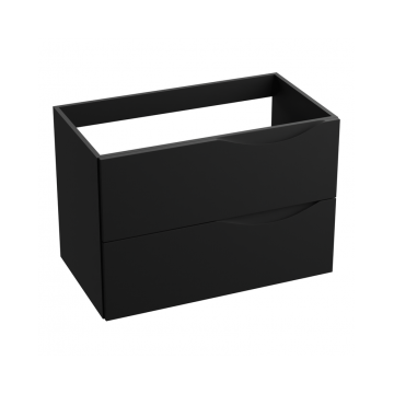 Mobilier suspendat de baie Kolorado Negru 80.5x46x54.2 cm