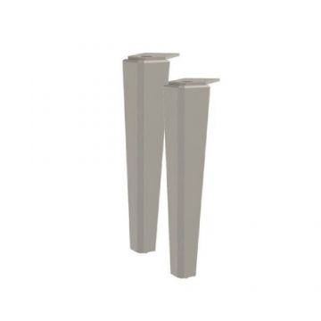 Picioare mobilier Oristo Montebianco, 20 cm, mat