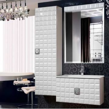 Set mobilier baie Adele, Alb