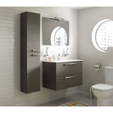 Set Mobilier Ideal Standard TEMPO 60 antracit - masca + lavoar suspendat