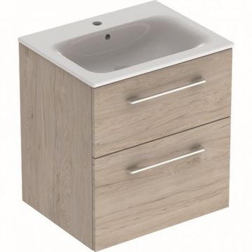 Set Mobilier + Lavoar 60 cm Nuc Deschis Selnova SQ - Geberit