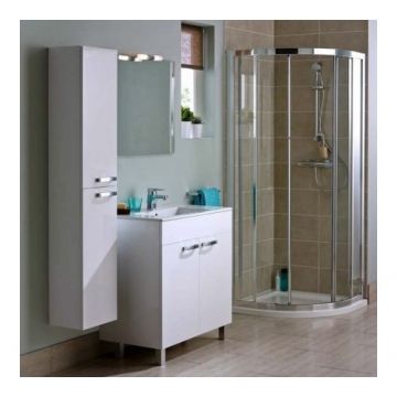 Set mobilier pe pardoseala cu lavoar Ideal Standard Tempo 60 cm, alb
